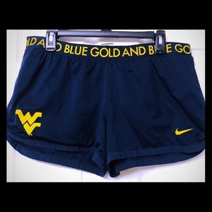 West Virginia University Nike shorts